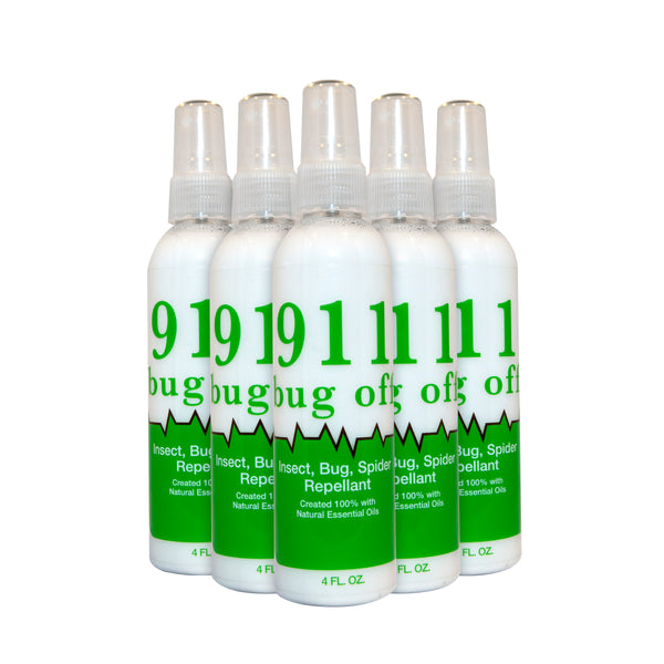 Six 4 oz. bottles of 911 bug off