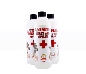 3 bottles of Animal First Aid Spray