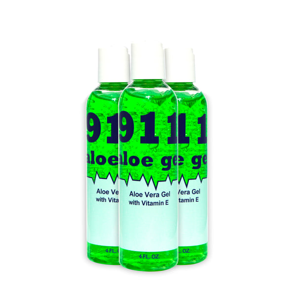 3-pack of 4 oz. bottles of 911 aloe gel